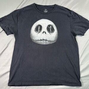 Men's Large The Nightmare Before Christmas T-Shirt Jack & Sally In Eyes
